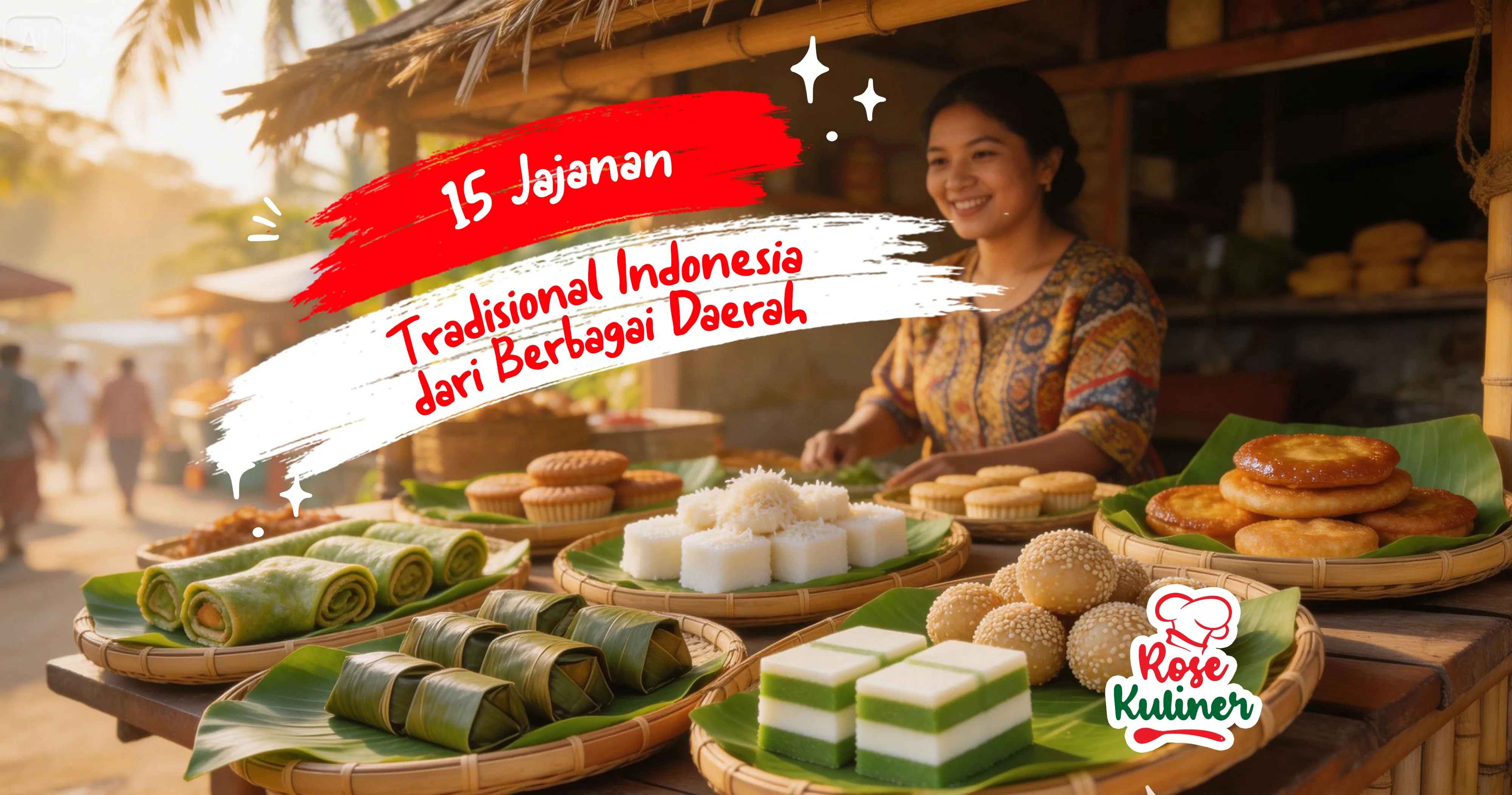 15 Jajanan Tradisional Indonesia dari Berbagai Daerah