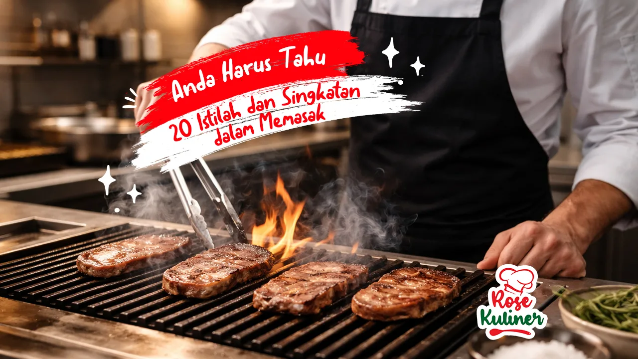 20 Istilah dan Singkatan dalam Memasak