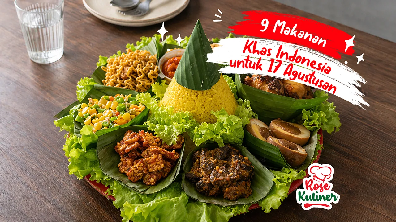9 Makanan Khas Indonesia untuk 17 Agustusan