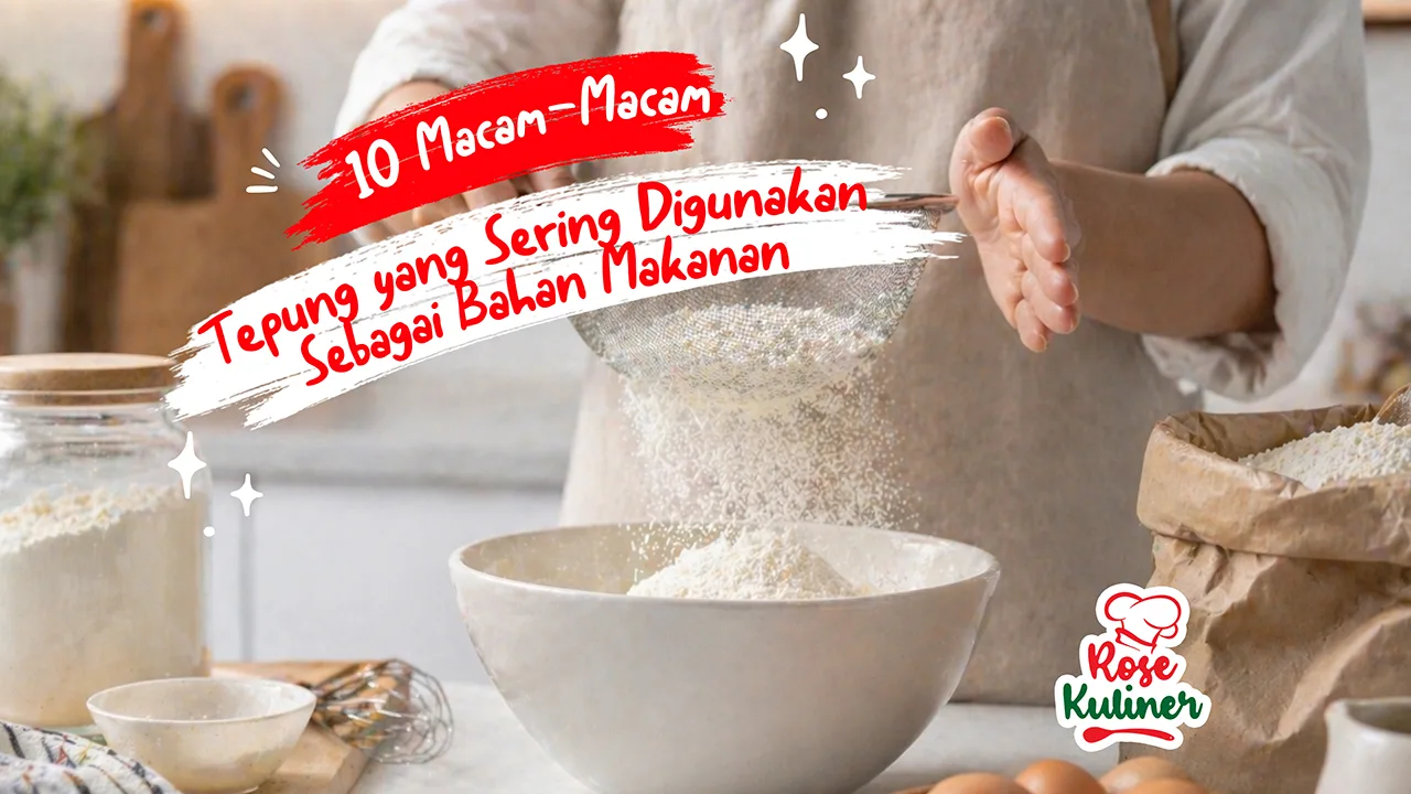 10 Macam-Macam Tepung yang Sering Digunakan Sebagai Bahan Makanan