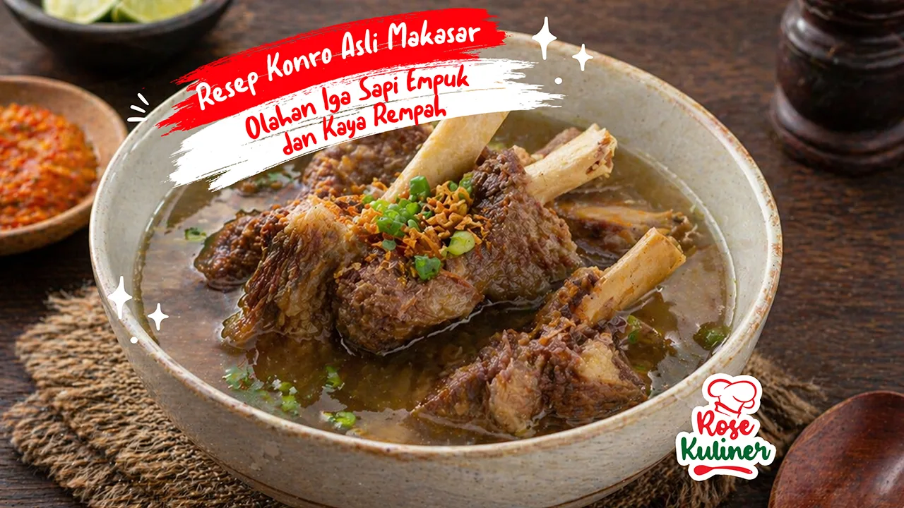 Resep Sop Konro Asli Makassar, Olahan Iga Sapi yang Empuk dan Kaya Rempah