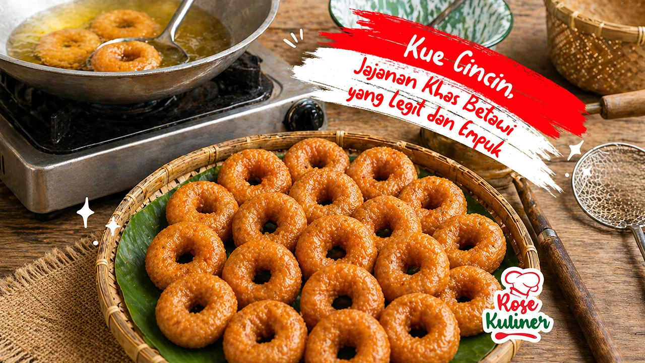 Kue Cincin, Jajanan Khas Betawi yang Legit dan Empuk