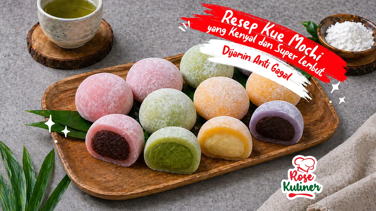Resep Kue Mochi yang Kenyal dan Super Lembut, Dijamin Anti Gagal