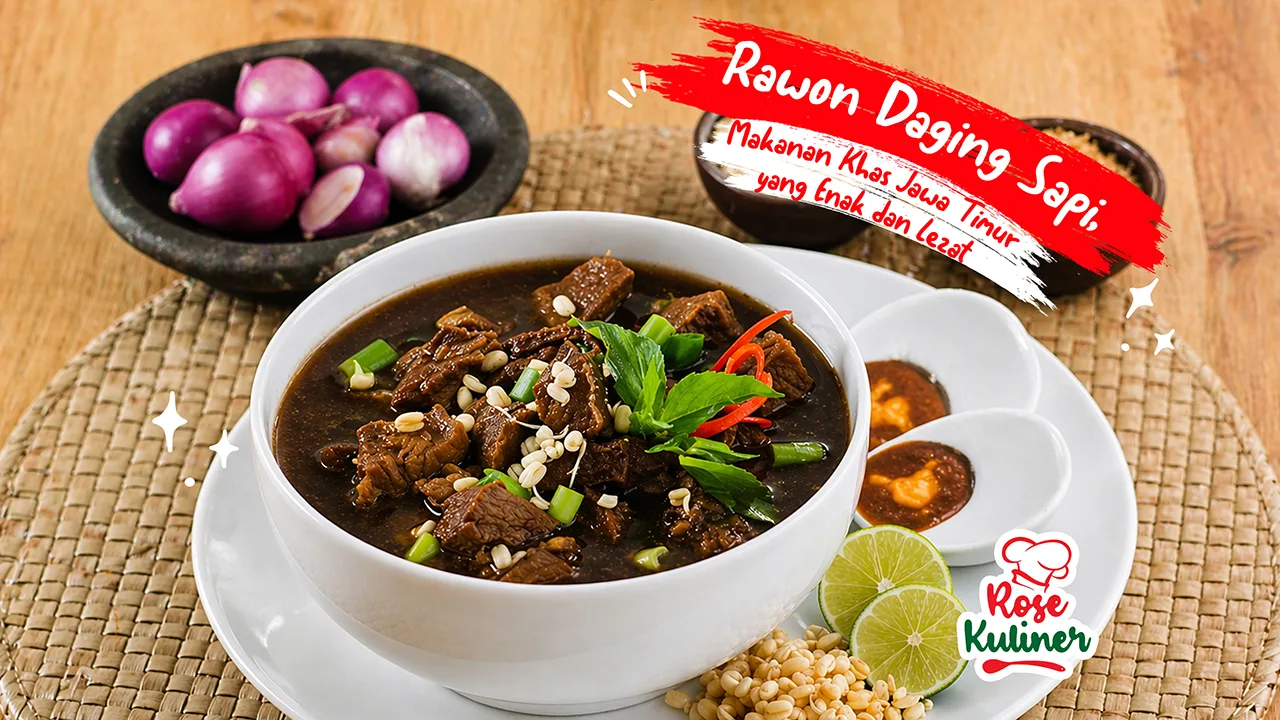 Rawon Daging Sapi, Makanan Khas Jawa Timur yang Enak dan Lezat