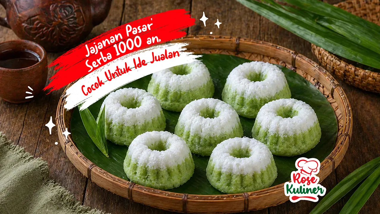 Jajanan Pasar Serba 1000 an, Cocok Untuk Ide Jualan