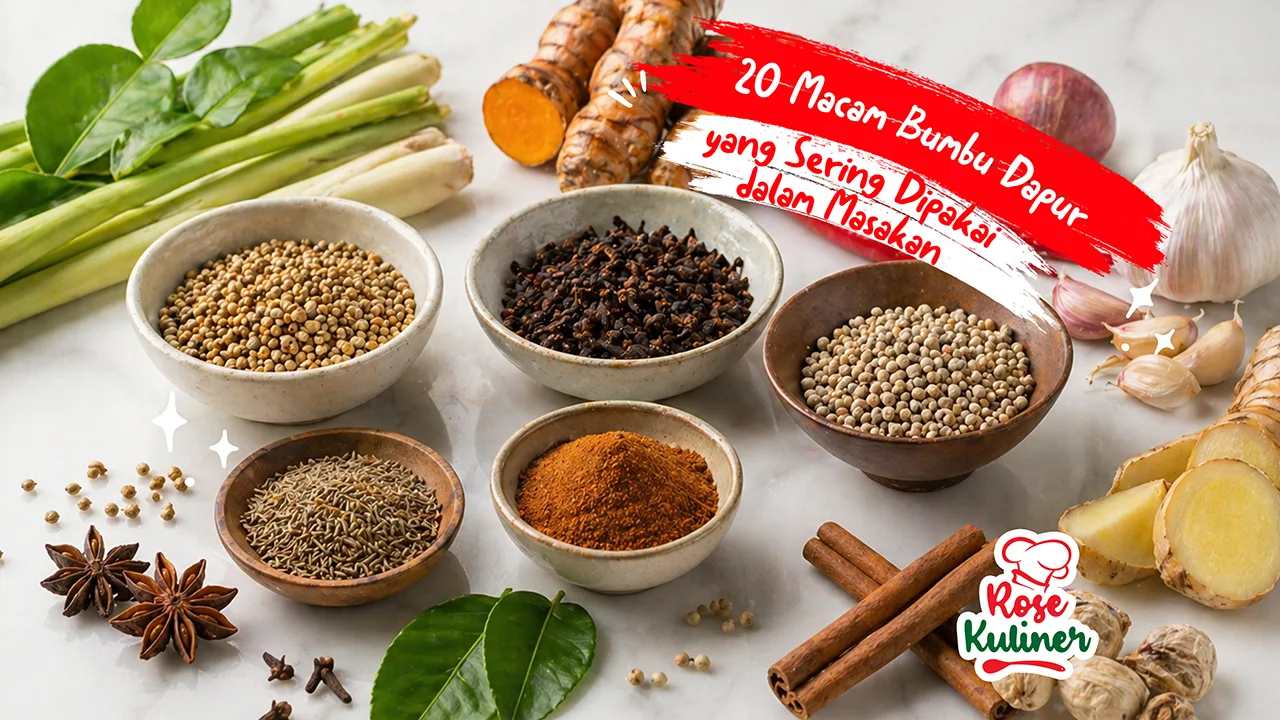 20 Macam Bumbu Dapur yang Sering Dipakai dalam Masakan