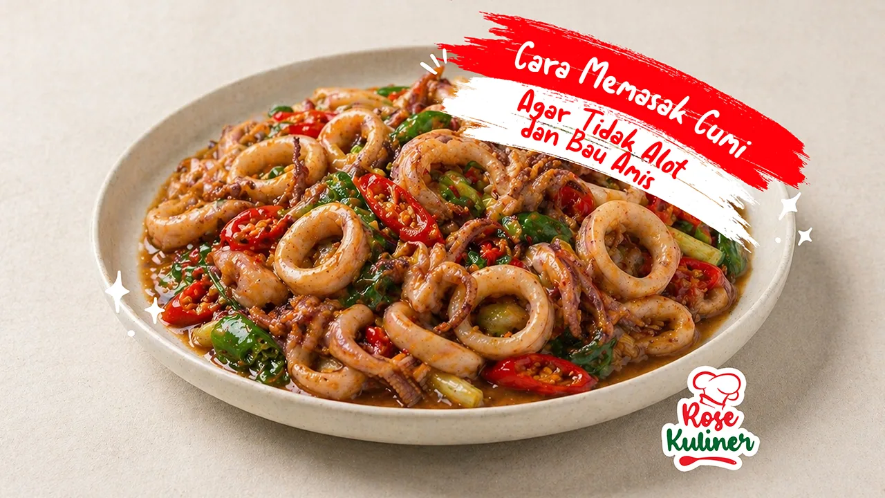 Cara Memasak Cumi Agar Tidak Alot dan Bau Amis