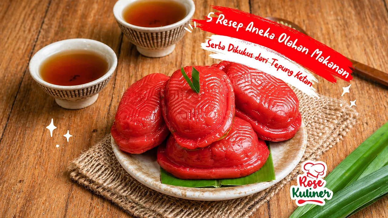 5 Resep Aneka Olahan Makanan Serba Dikukus dari Tepung Ketan