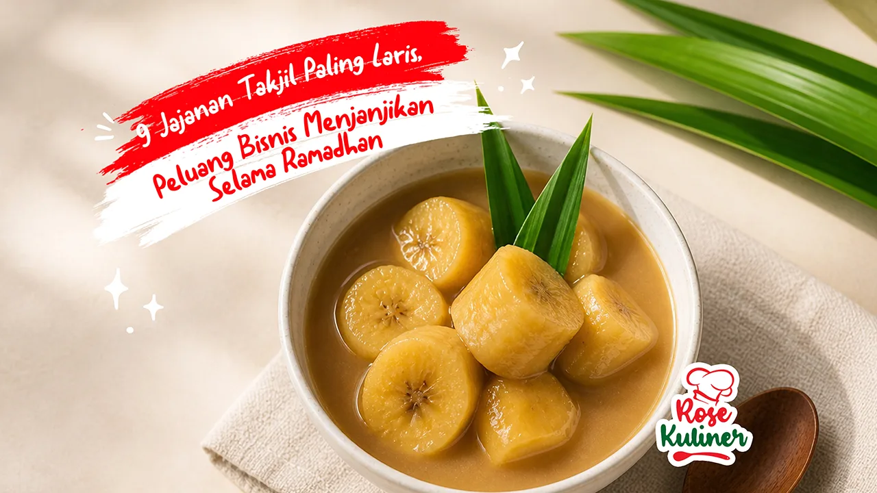 9 Jajanan Takjil Paling Laris, Peluang Bisnis Menjanjikan Selama Ramadhan