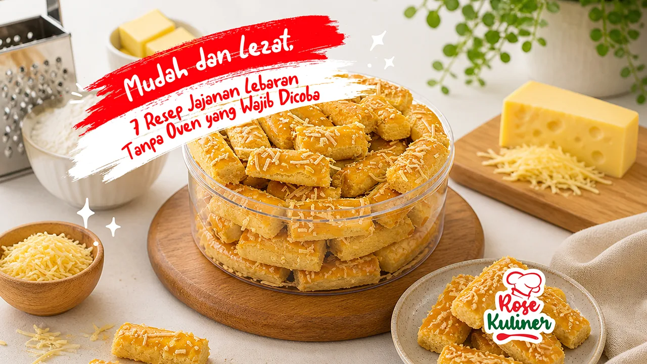 Mudah dan Lezat, 7 Resep Jajanan Lebaran Tanpa Oven yang Wajib Dicoba