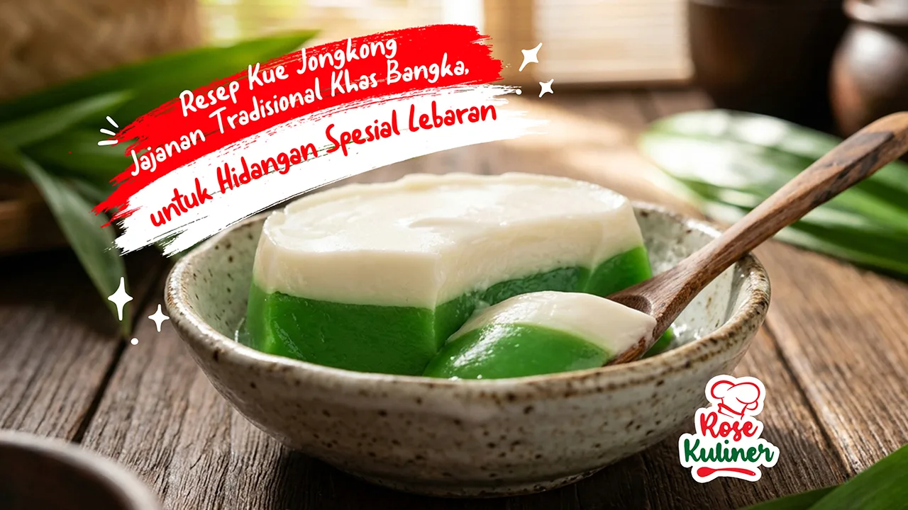 Resep Kue Jongkong, Jajanan Tradisional Khas Bangka untuk Hidangan Spesial Lebaran