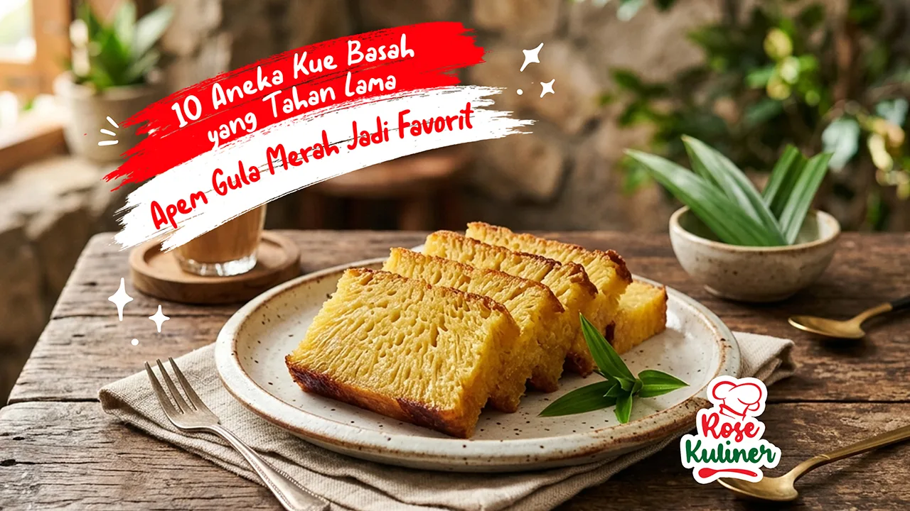 10 Aneka Kue Basah yang Tahan Lama, Apem Gula Merah Jadi Favorit