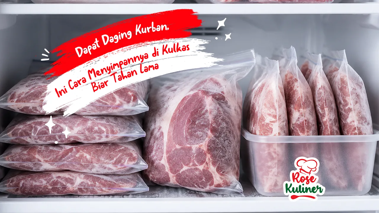 Dapat Daging Kurban, Ini Cara Menyimpannya di Kulkas Biar Tahan Lama