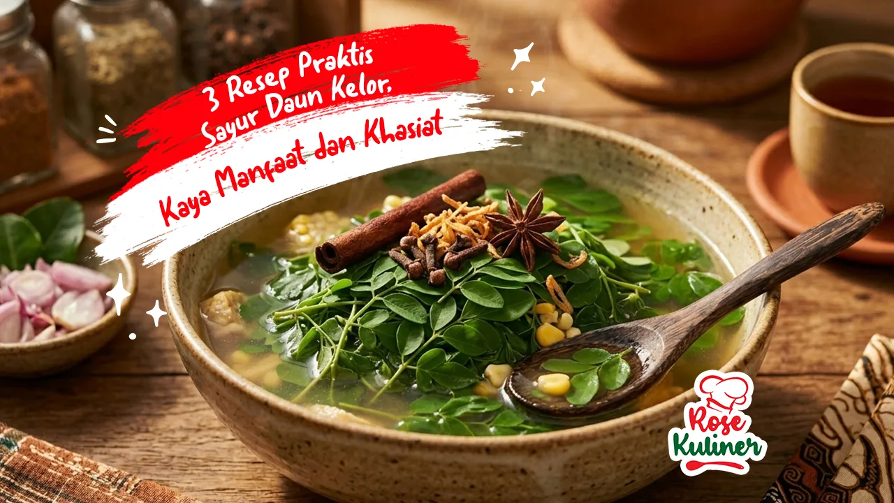 3 Resep Praktis Sayur Daun Kelor, Kaya Manfaat dan Khasiat