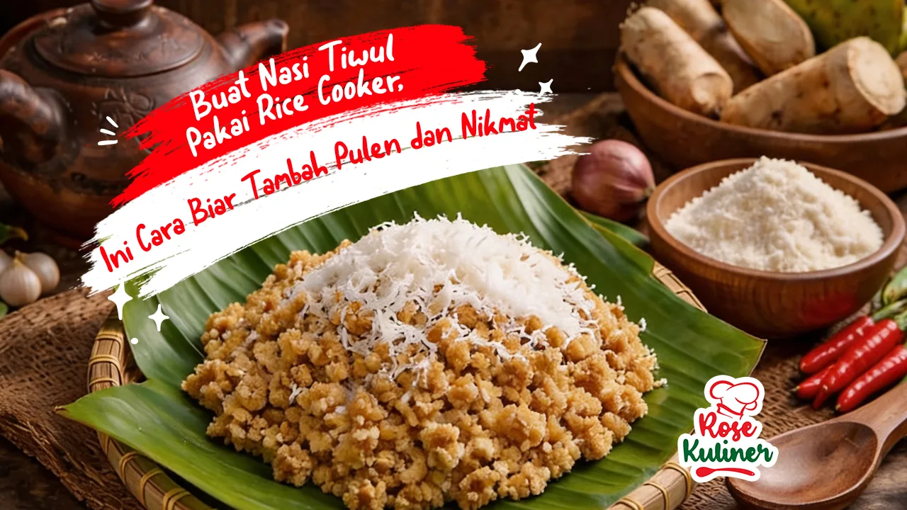 Buat Nasi Tiwul Pakai Rice Cooker, Ini Cara Biar Tambah Pulen dan Nikmat