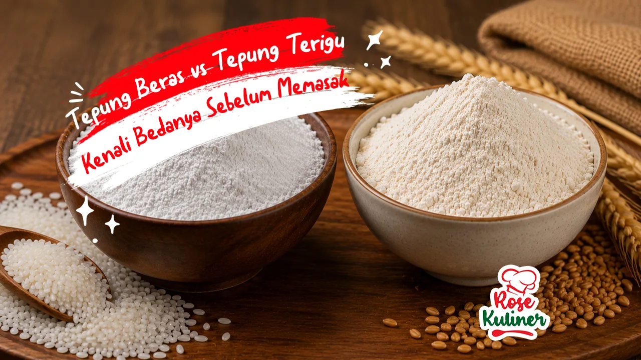 Tepung Beras vs Tepung Terigu: Kenali Bedanya Sebelum Memasak
