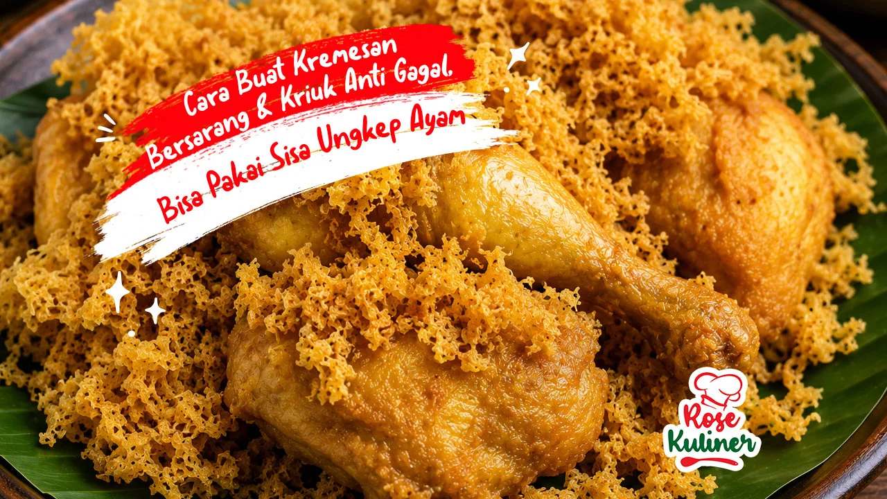 Cara Buat Kremesan Bersarang & Kriuk Anti Gagal, Bisa Pakai Sisa Ungkep Ayam