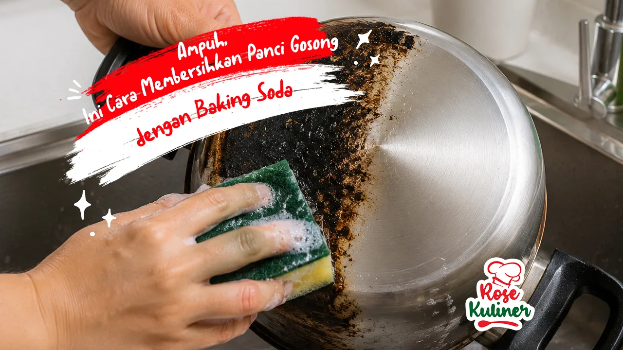 Ampuh, Ini Cara Membersihkan Panci Gosong dengan Baking Soda