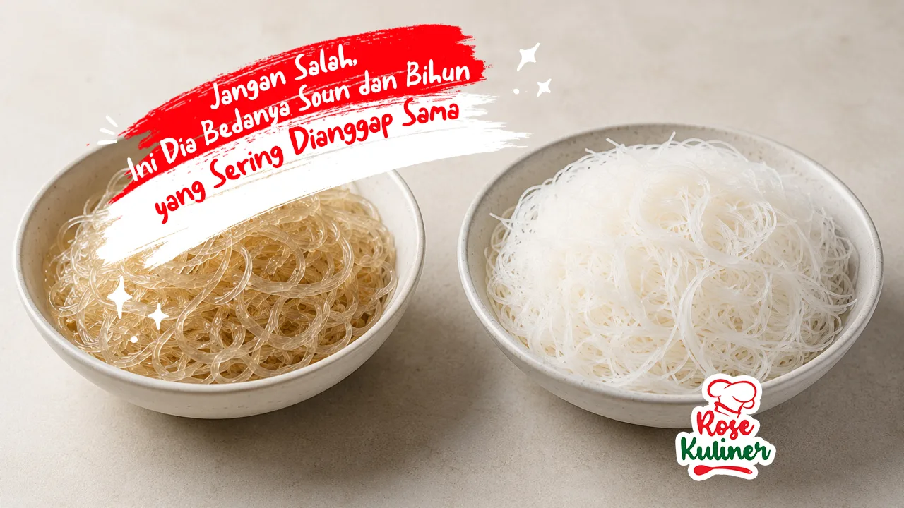 Jangan Salah, Ini Dia Bedanya Soun dan Bihun yang Sering Dianggap Sama