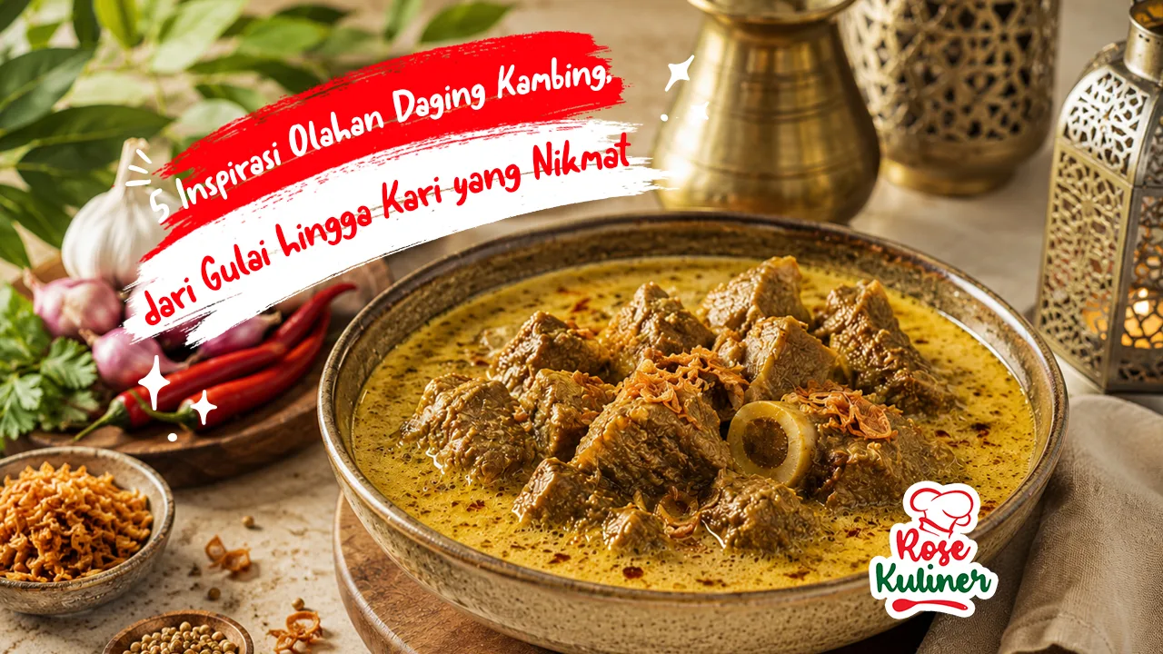 5 Inspirasi Olahan Daging Kambing, dari Gulai hingga Kari yang Nikmat