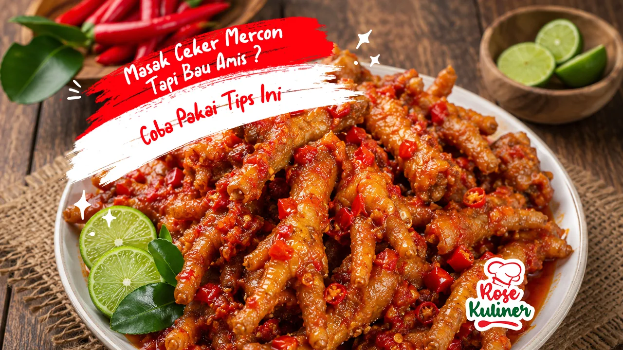 Masak Ceker Mercon Tapi Bau Amis, Coba Pakai Tips Ini