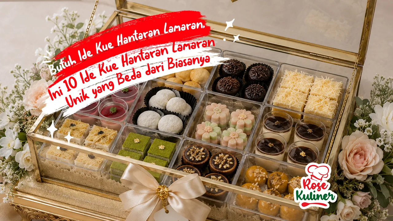 Butuh Ide Kue Hantaran Lamaran, Ini 10 Ide Kue Hantaran Lamaran Unik yang Beda dari Biasanya