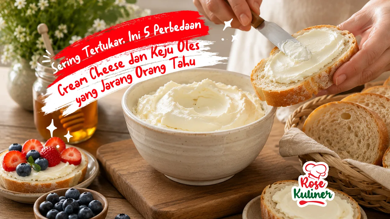 Sering Tertukar, Ini 5 Perbedaan Cream Cheese dan Keju Oles yang Jarang Orang Tahu