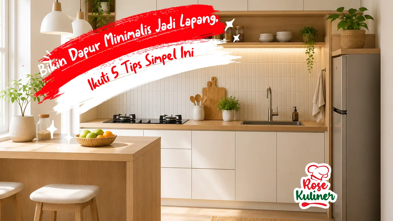 Bikin Dapur Minimalis Jadi Lapang, Ikuti 5 Tips Simpel Ini