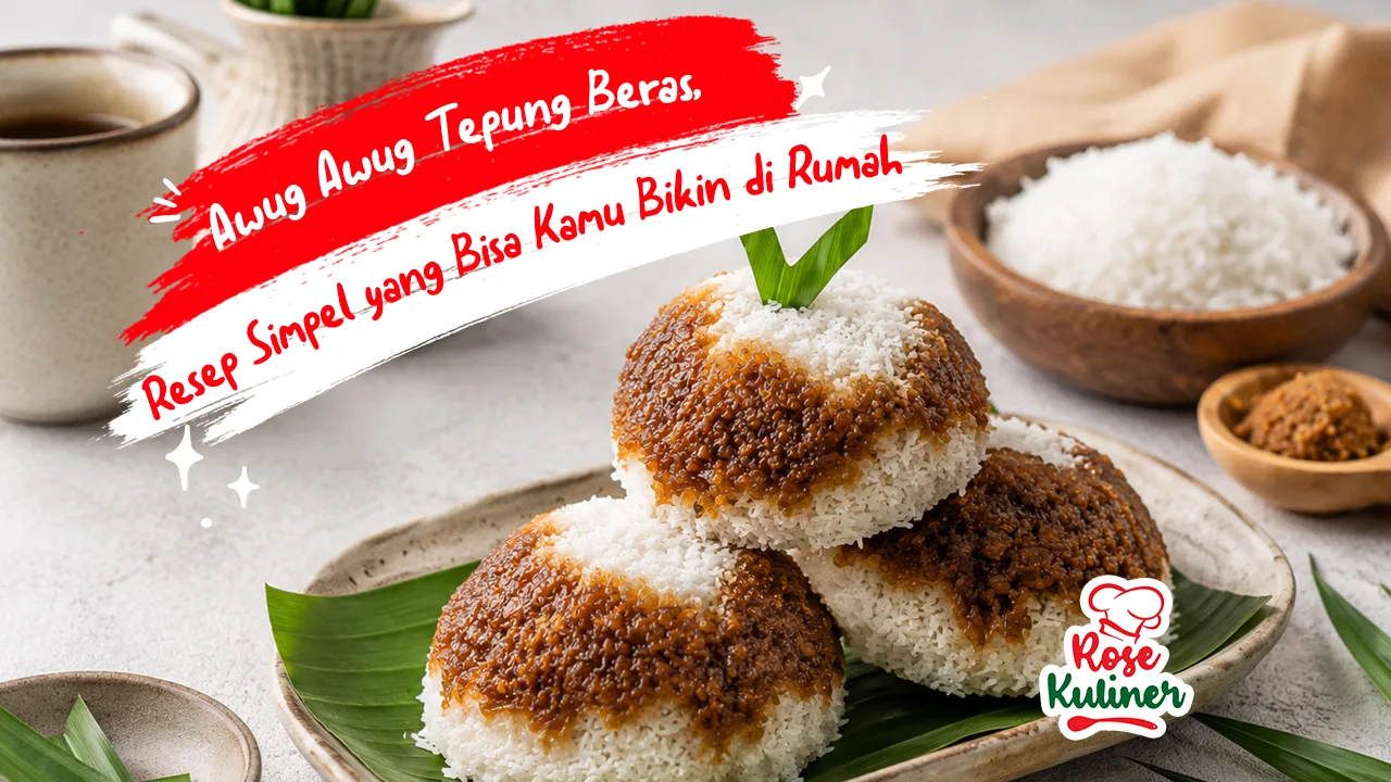 Awug Awug Tepung Beras, Resep Simpel yang Bisa Kamu Bikin di Rumah