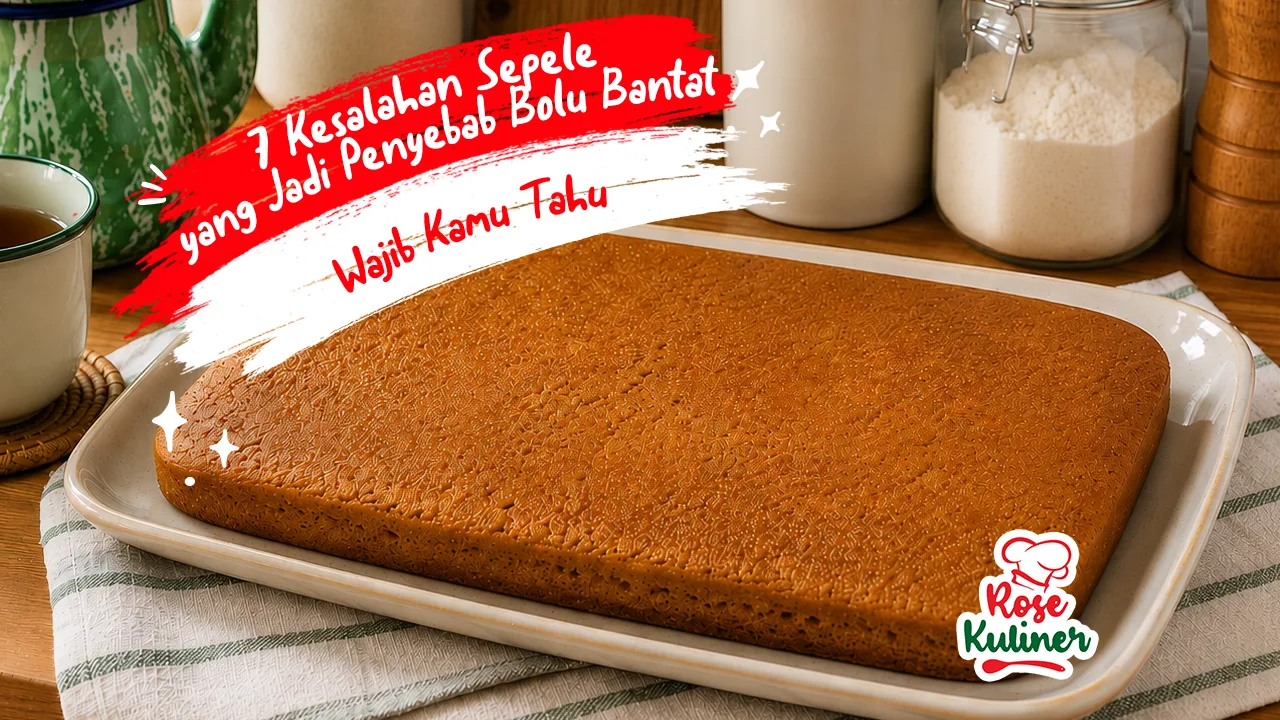 7 Kesalahan Sepele yang Jadi Penyebab Bolu Bantat, Wajib Kamu Tahu