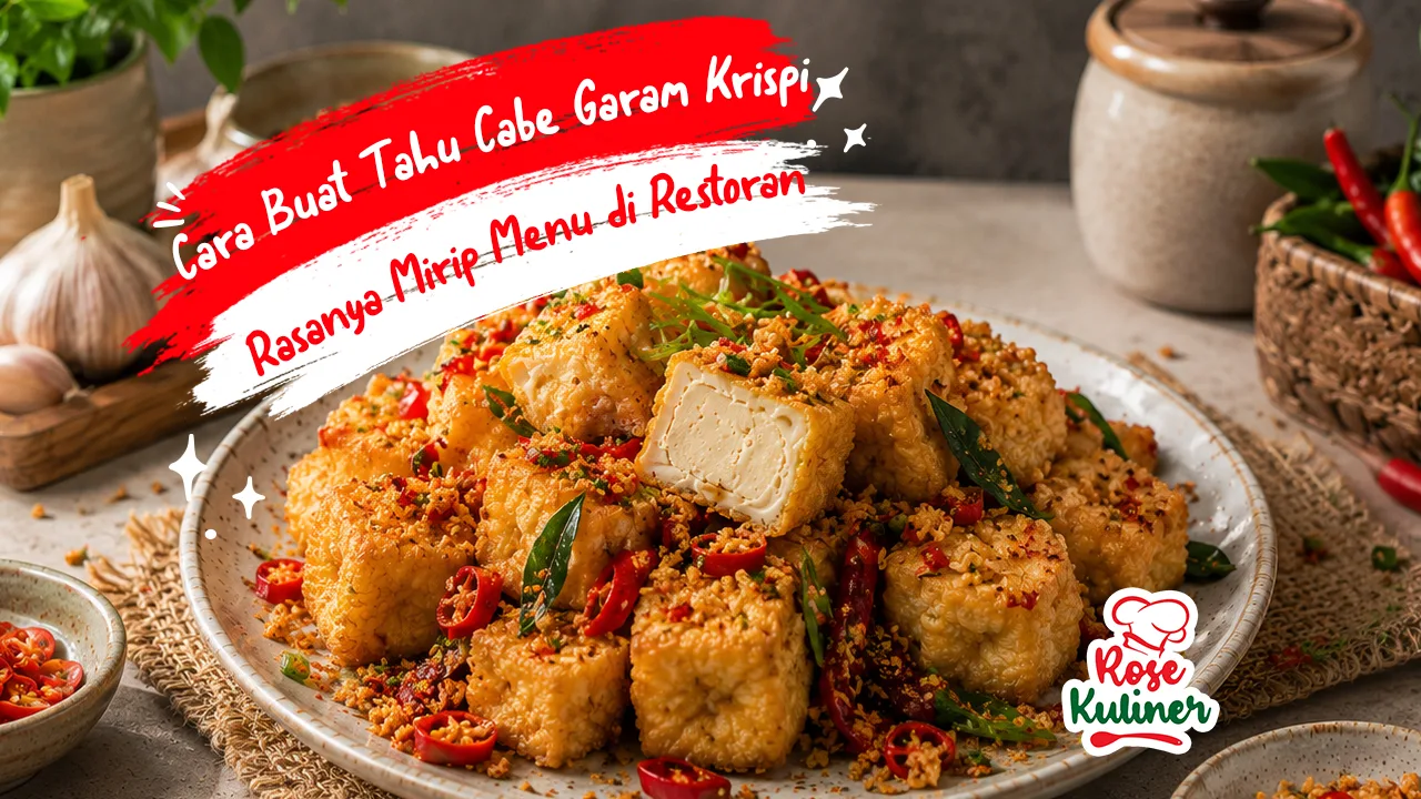 Cara Buat Tahu Cabe Garam Krispi, Rasanya Mirip Menu di Restoran