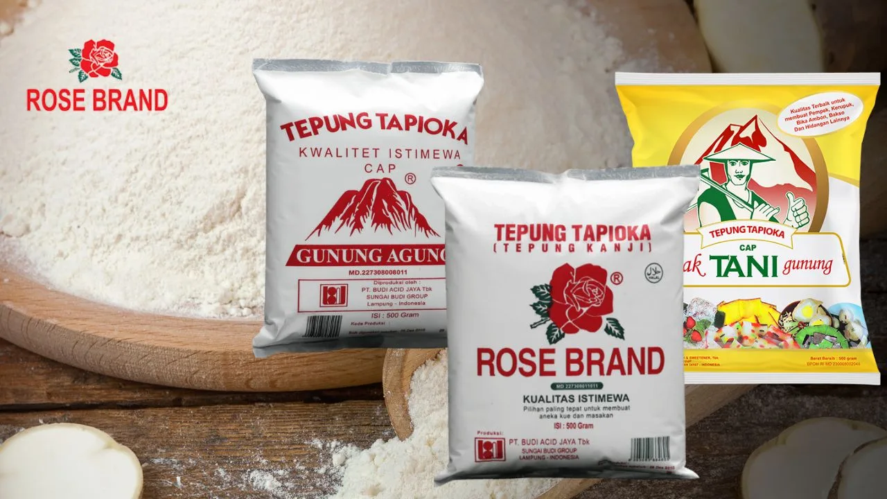 Rose Brand: Produsen Tepung Tapioka Indonesia dari Kebutuhan Rumah Tangga