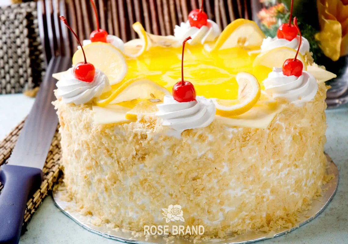 LEMON CHEESE CAKE (TEPUNG BERAS)